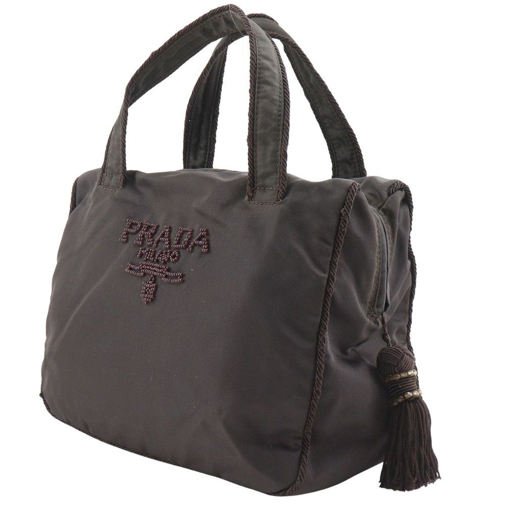 Prada Prada Prada Beads Logo Nylon Handbag Others Handbag B3763 DUTY FREE for USA Size ONE SIZE - 2 Thumbnail
