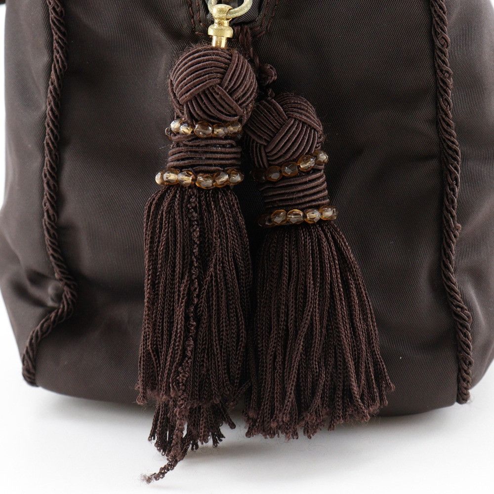 Prada Prada Prada Beads Logo Nylon Handbag Others Handbag B3763 DUTY FREE for USA Size ONE SIZE - 9 Thumbnail