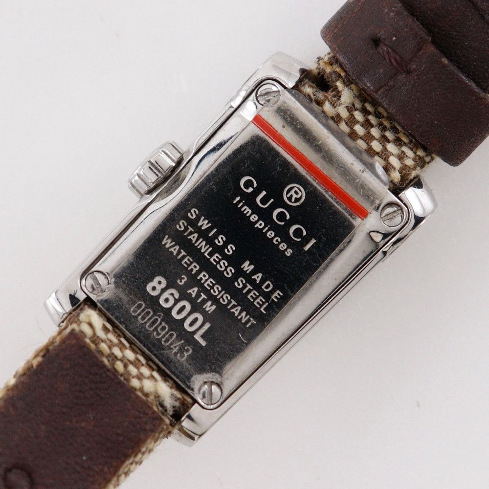 Gucci Gucci Gucci 8600L Stainless Steel Watch Metal Quartz 8600L DUTY FREE for USA Size ONE SIZE - 6 Thumbnail