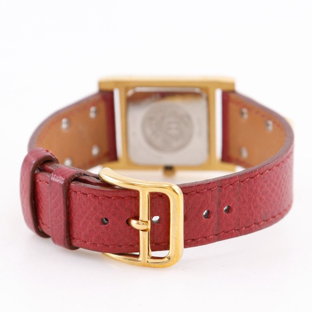 Hermes Hermes Hermès Medor Metal Watch Metal Quartz Stamp Y (1995) DUTY FREE for USA Size ONE SIZE - 5 Thumbnail