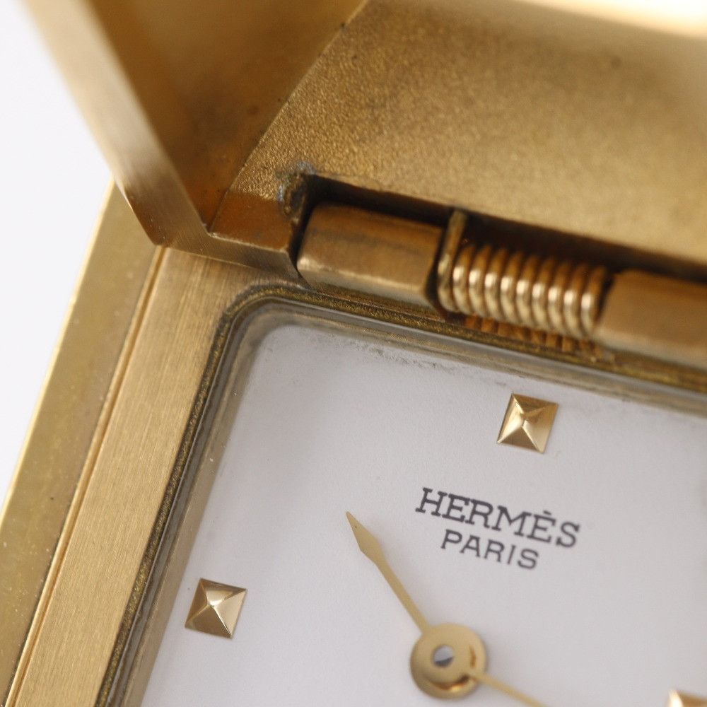 Hermes Hermes Hermès Medor Metal Watch Metal Quartz Stamp Y (1995) DUTY FREE for USA Size ONE SIZE - 17 Thumbnail