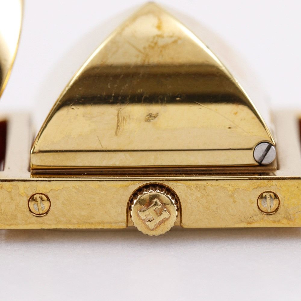 Hermes Hermes Hermès Medor Metal Watch Metal Quartz Stamp Y (1995) DUTY FREE for USA Size ONE SIZE - 14 Thumbnail