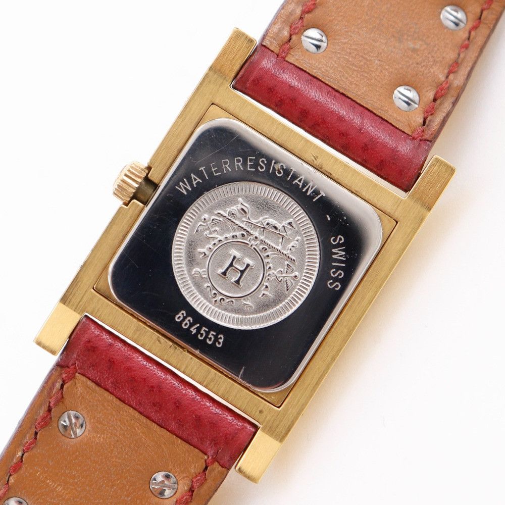 Hermes Hermes Hermès Medor Metal Watch Metal Quartz Stamp Y (1995) DUTY FREE for USA Size ONE SIZE - 6 Thumbnail