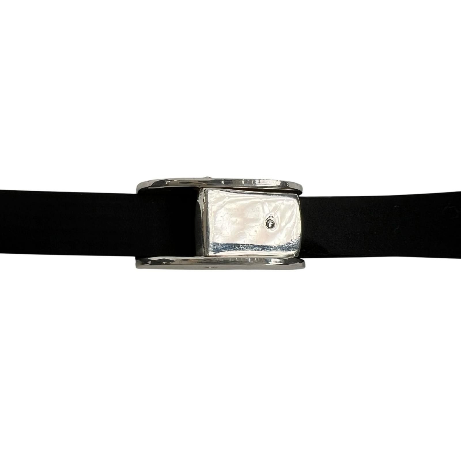 Gucci Gucci Gucci Silver 925 Rubber Choker Metal Necklace DUTY FREE for USA Size ONE SIZE - 5 Thumbnail