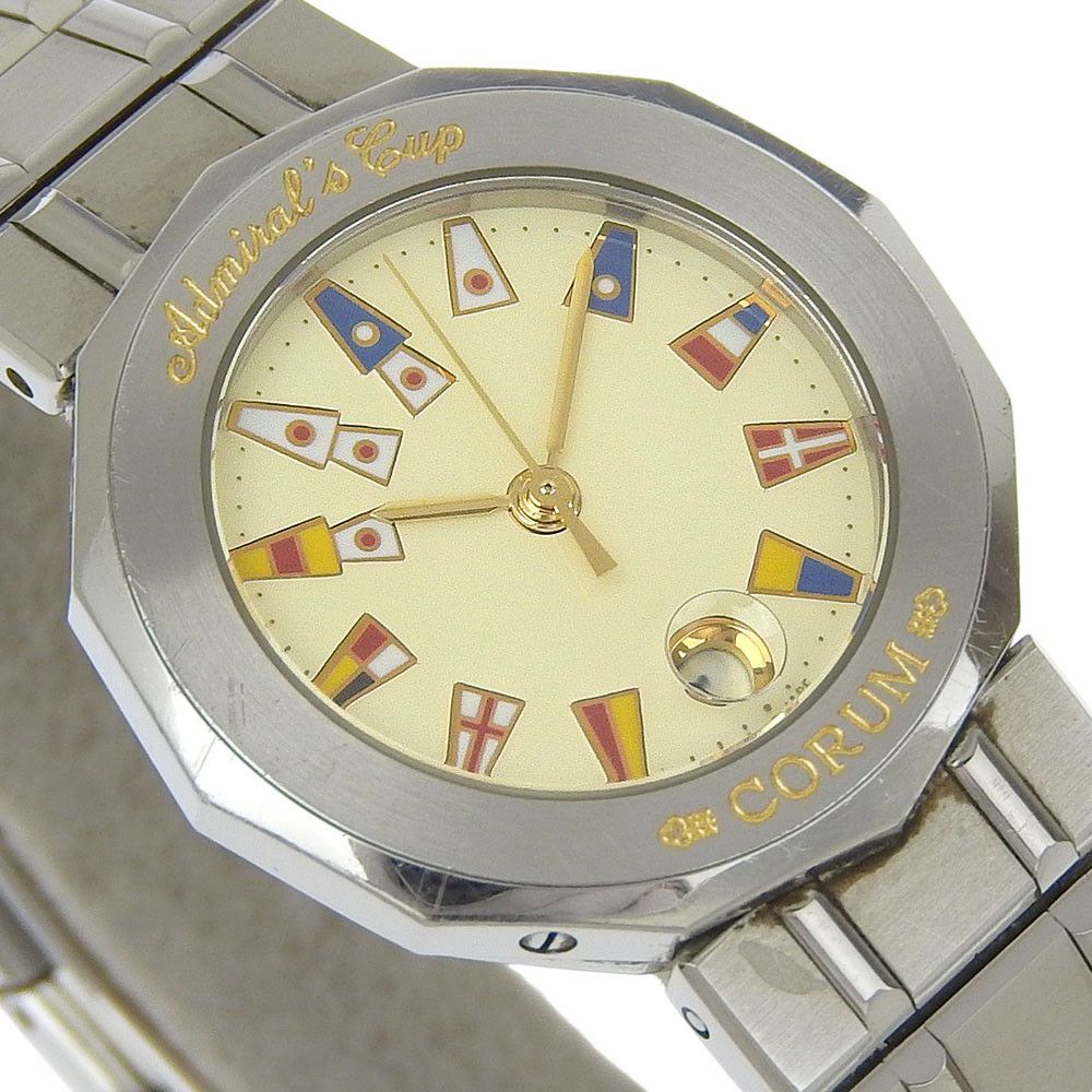 Corum Corum Corum Admiral's Cup Stainless Steel Watch Metal Quartz 39.610.20 V050 DUTY FREE for USA Size ONE SIZE - 3 Thumbnail