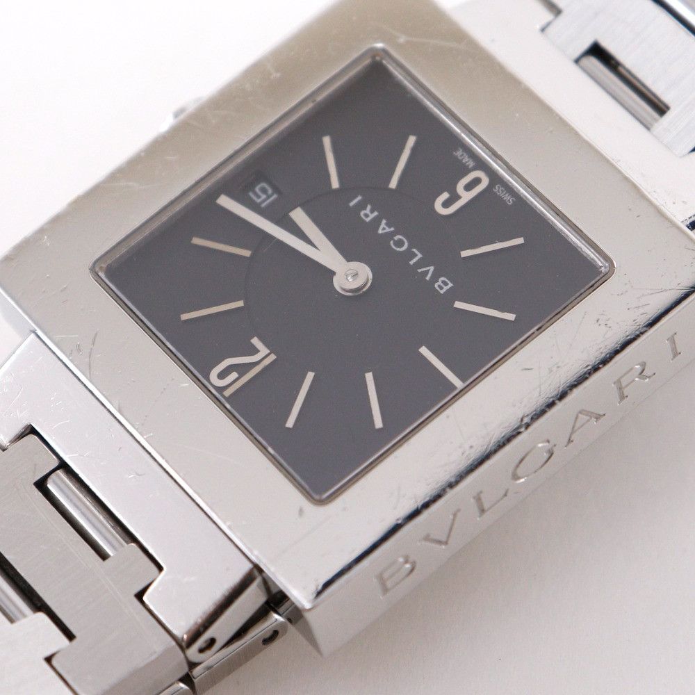 Bvlgari Bvlgari BVLGARI Quadrato Stainless Steel Watch Metal Quartz SQ27SSD DUTY FREE for USA Size ONE SIZE - 6 Thumbnail