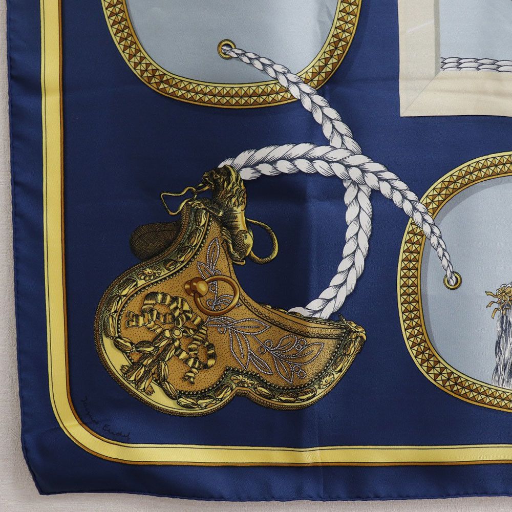 Hermes Hermes Hermès Carré90 GRAND APPARAT Silk Scarf Others Scarf DUTY FREE for USA Size ONE SIZE - 4 Thumbnail