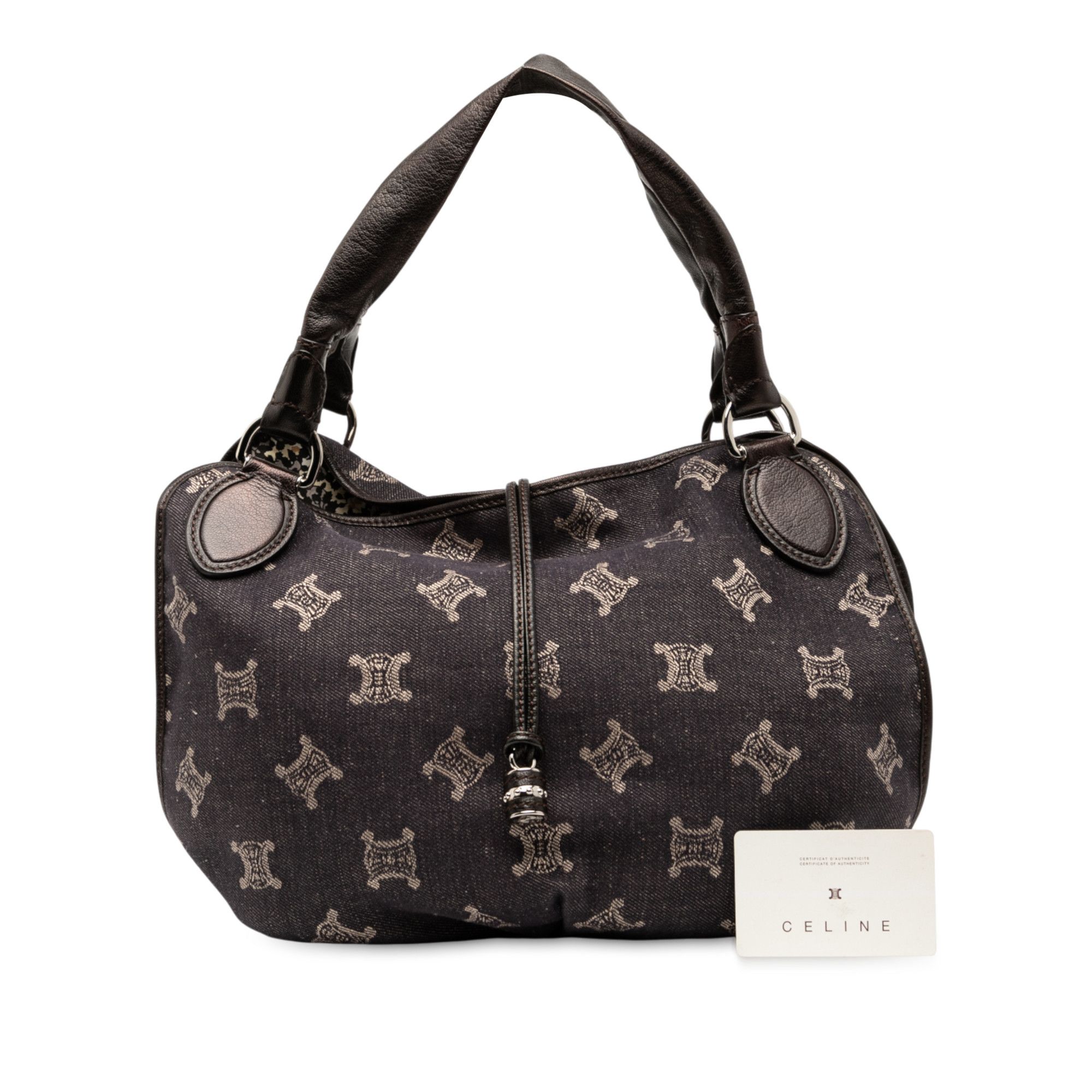 Celine Celine Macadam Denim Bittersweet Hobo Bag Size ONE SIZE - 8 Thumbnail