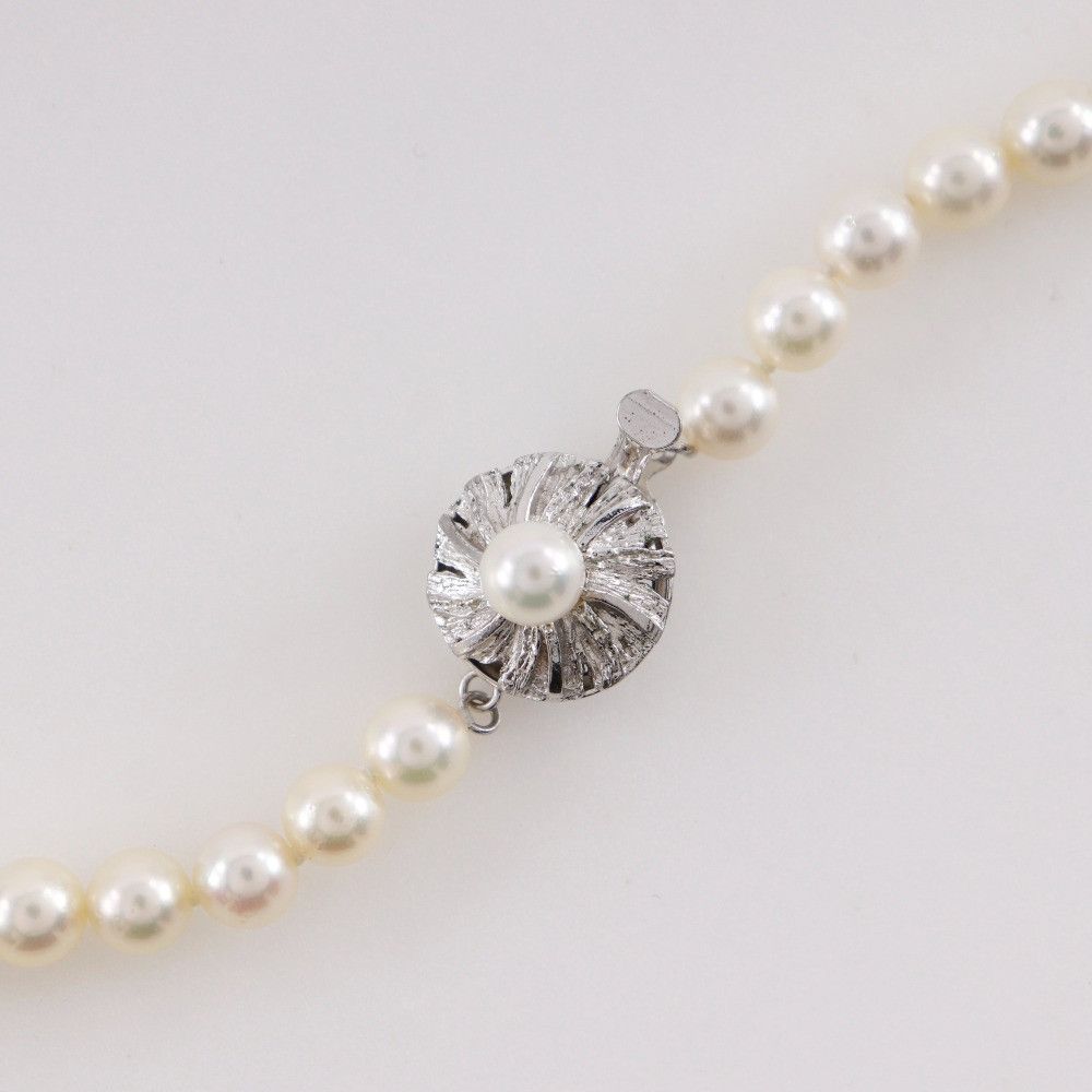 Other Other Pearl Silver Necklace Metal Necklace DUTY FREE for USA Size ONE SIZE - 4 Thumbnail