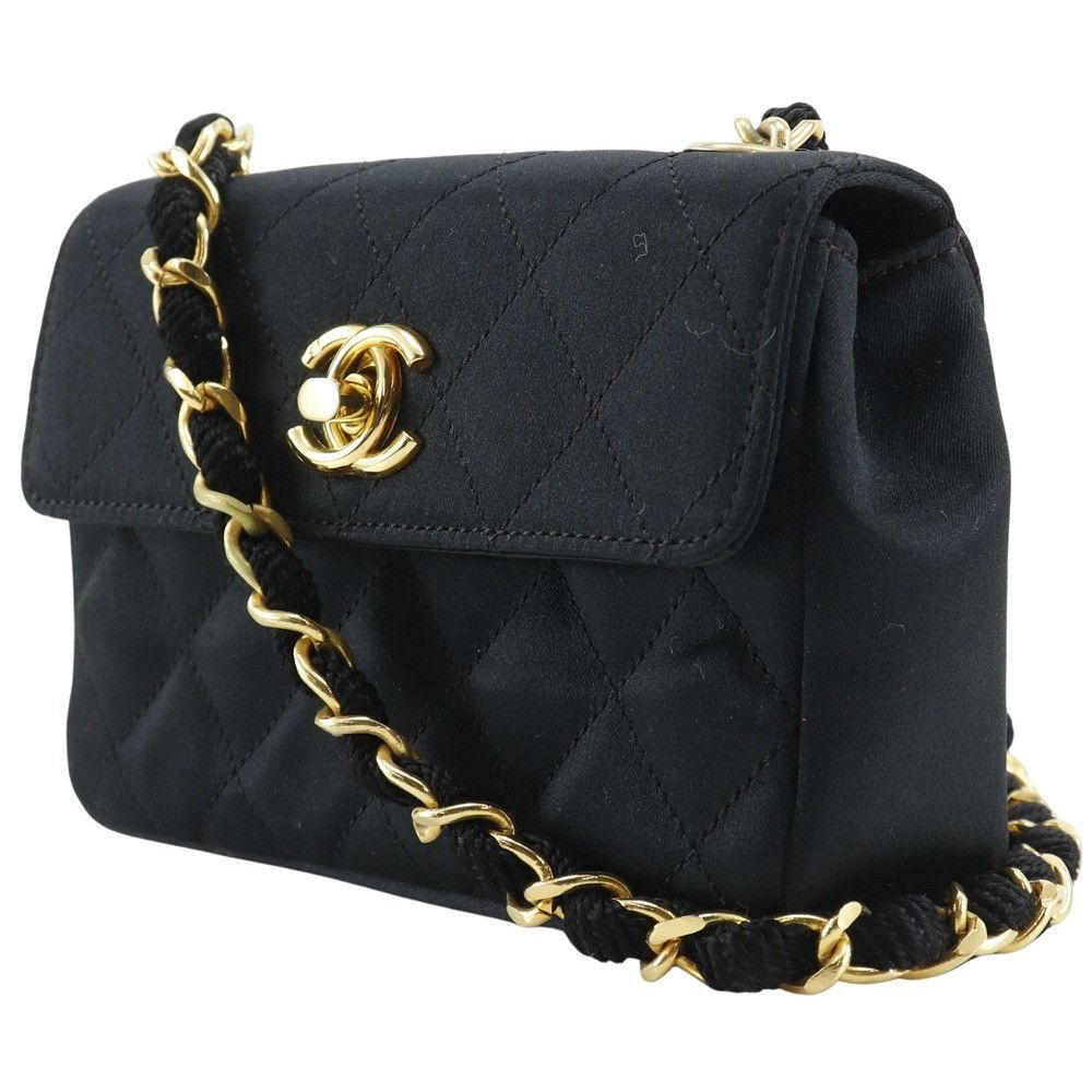 Chanel Chanel Chanel Mini Chain Shoulder Bag Satin Shoulder Bag Others Shoulder Bag DUTY FREE for USA Size ONE SIZE - 2 Thumbnail