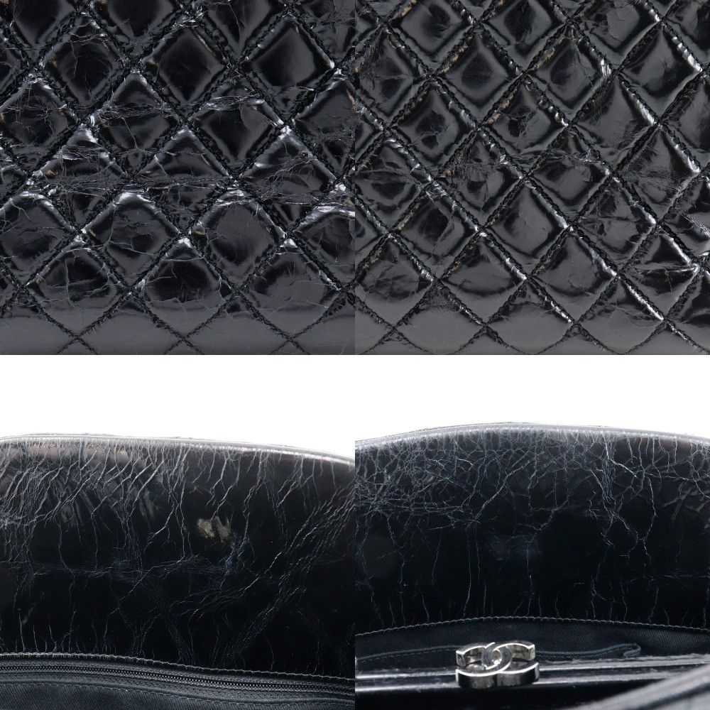 Chanel Chanel Chanel Mademoiselle Bowling Bag Patent Leather 2way Tote Bag Enamel Tote Bag A50558 DUTY FREE for USA Size ONE SIZE - 12 Thumbnail