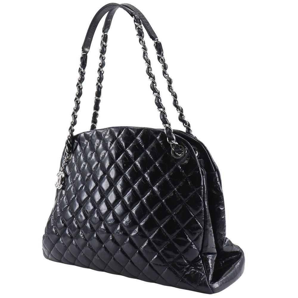 Chanel Chanel Chanel Mademoiselle Bowling Bag Patent Leather 2way Tote Bag Enamel Tote Bag A50558 DUTY FREE for USA Size ONE SIZE - 2 Thumbnail