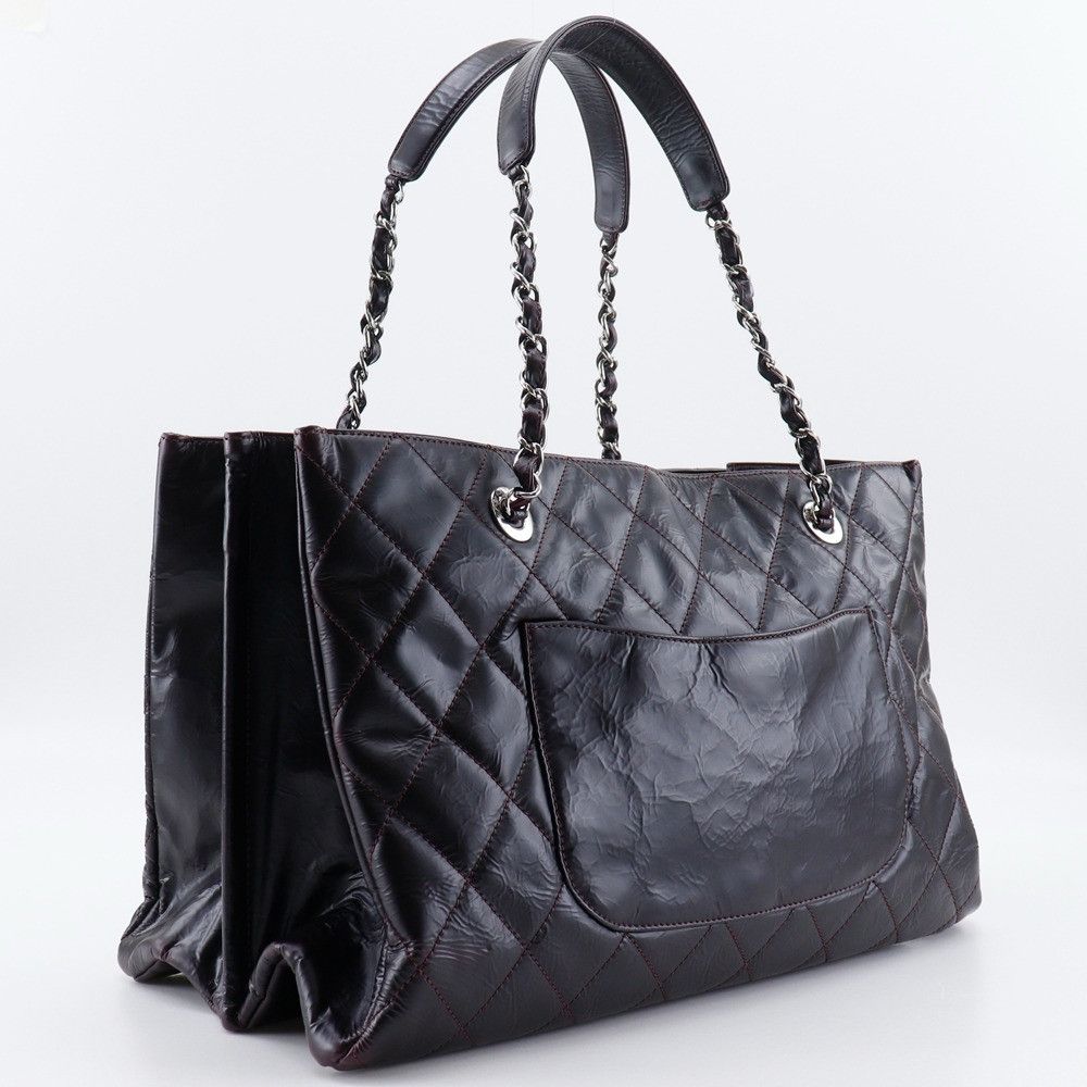 Chanel Chanel Chanel Grand Shopping Tote Patent Leather Chain Tote Enamel Tote Bag A66865 DUTY FREE for USA Size ONE SIZE - 3 Thumbnail