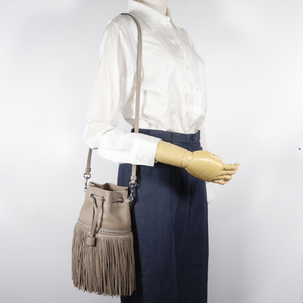 Other Other J&M Davidson Fringe Carnival Studs Leather 2way Bag Leather Handbag LMNC 1XX SCNP 951S DUTY FREE for USA Size ONE SIZE - 18 Thumbnail