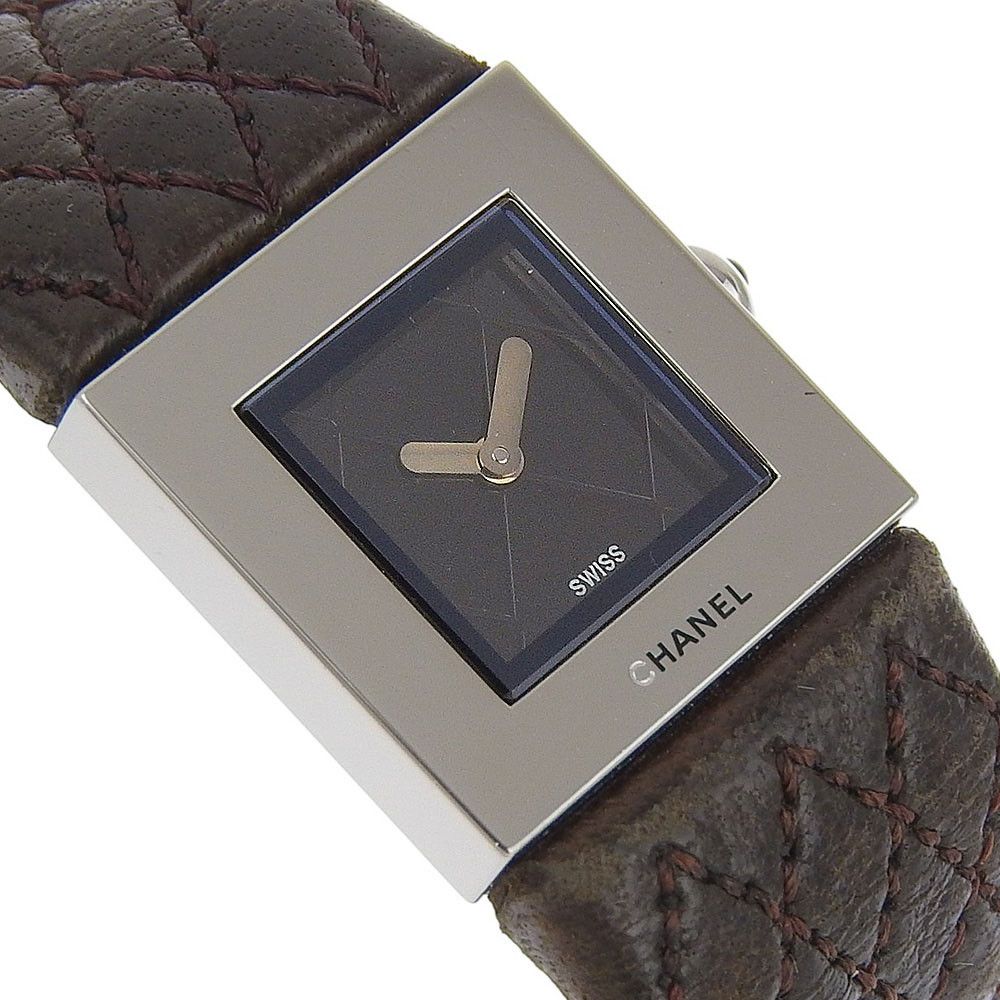 Chanel Chanel Chanel Matelasse Stainless Steel Watch Metal Quartz H0116 DUTY FREE for USA Size ONE SIZE - 3 Thumbnail