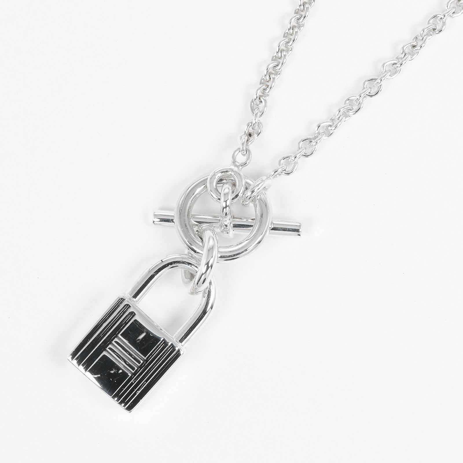 Hermes Hermes Hermès Cadena Amulette Silver 925 Necklace Metal Necklace DUTY FREE for USA Size ONE SIZE - 3 Thumbnail