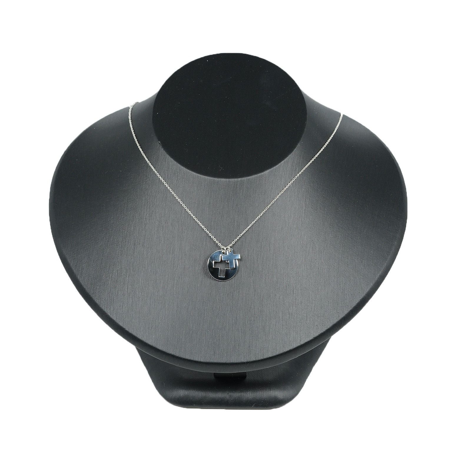 Tiffany & Co. Tiffany & Co. Tiffany Stencil Cross Silver 925 Necklace Metal Necklace DUTY FREE for USA Size ONE SIZE - 2 Thumbnail