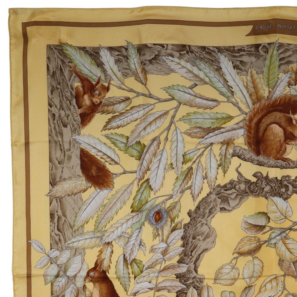 Hermes Hermes Hermes Carre90 CASSE NOISETTE Silk Scarf Others Scarf DUTY FREE for USA Size ONE SIZE - 2 Thumbnail
