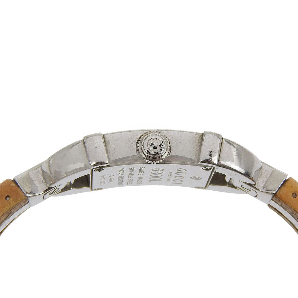 Gucci Gucci Gucci 6800L Stainless Steel Watch Metal Quartz 6800L DUTY FREE for USA Size ONE SIZE - 7 Thumbnail