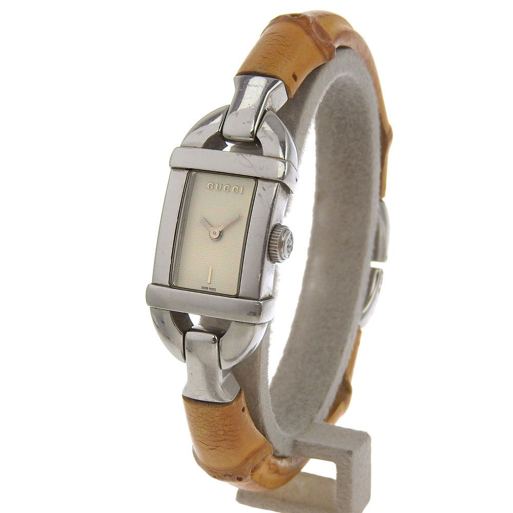 Gucci Gucci Gucci 6800L Stainless Steel Watch Metal Quartz 6800L DUTY FREE for USA Size ONE SIZE - 2 Thumbnail