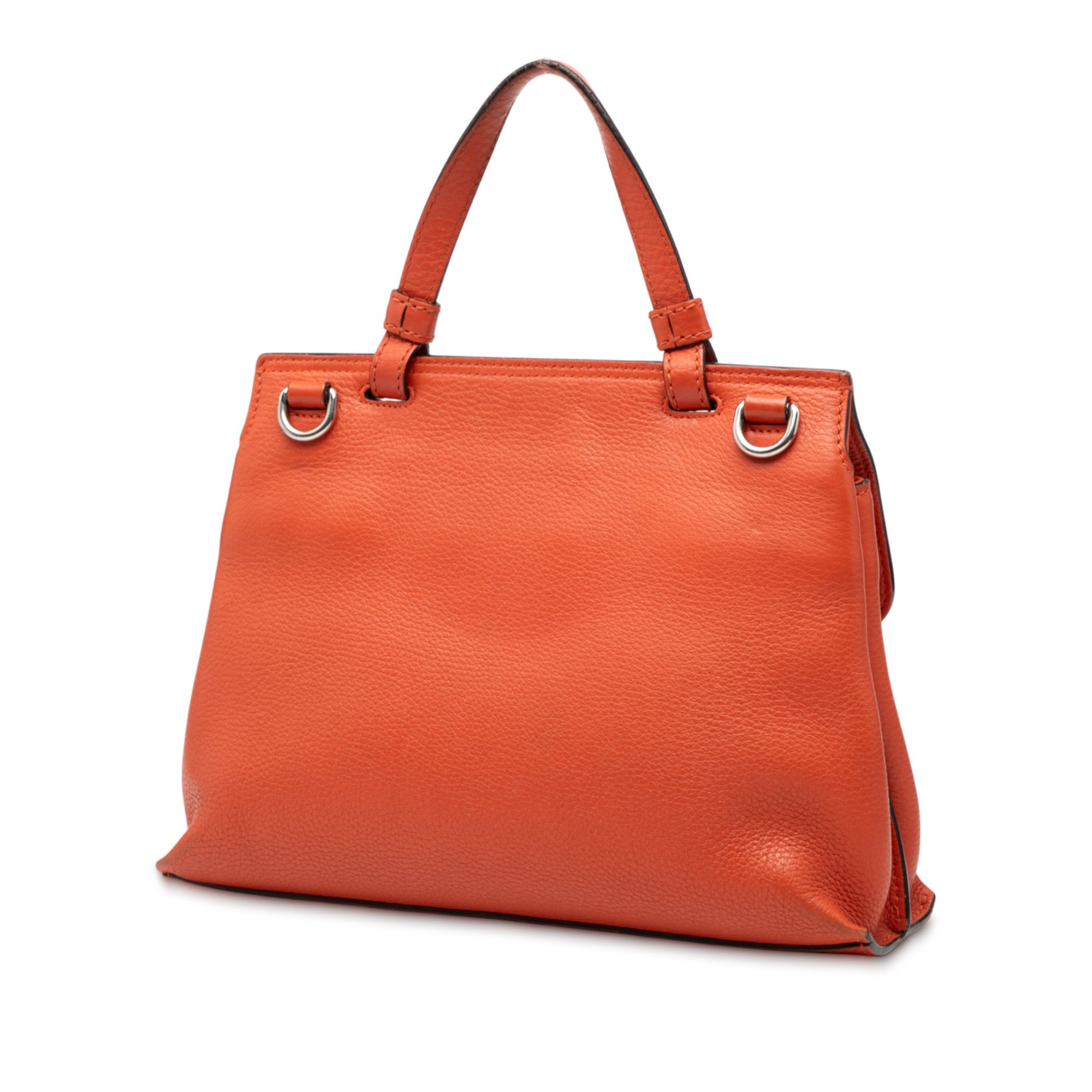 Gucci Gucci Small Leather Bamboo Daily Satchel Size ONE SIZE - 2 Thumbnail
