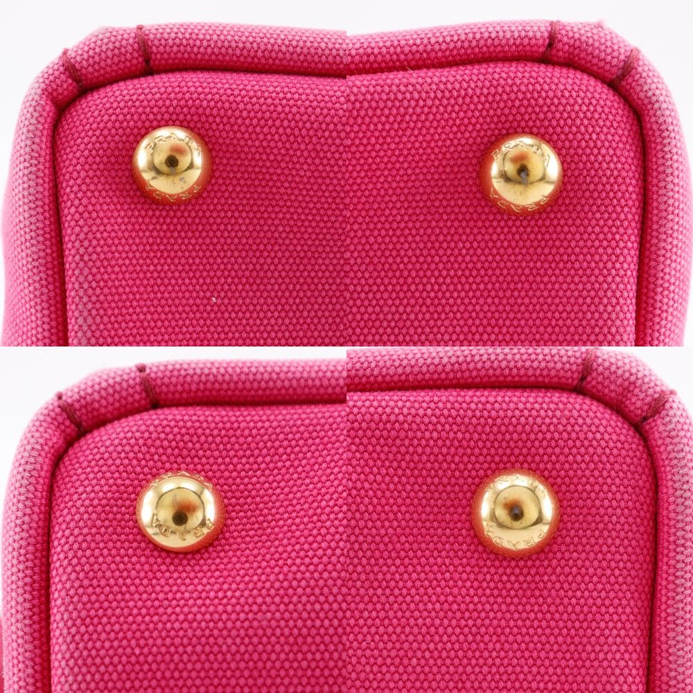 Prada Prada Prada Canapa Canvas 2way Bag Canvas Handbag DUTY FREE for USA Size ONE SIZE - 7 Thumbnail