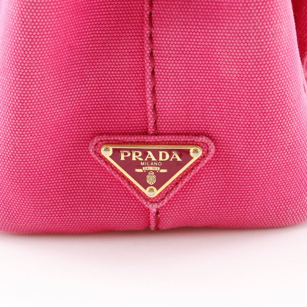 Prada Prada Prada Canapa Canvas 2way Bag Canvas Handbag DUTY FREE for USA Size ONE SIZE - 17 Thumbnail