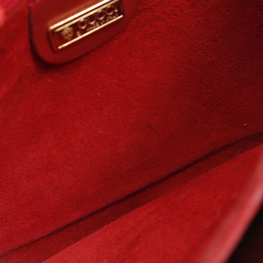 Gucci Gucci Gucci Interlocking G Calf Shoulder Bag Leather Shoulder Bag 001.904.1059 DUTY FREE for USA Size ONE SIZE - 16 Thumbnail