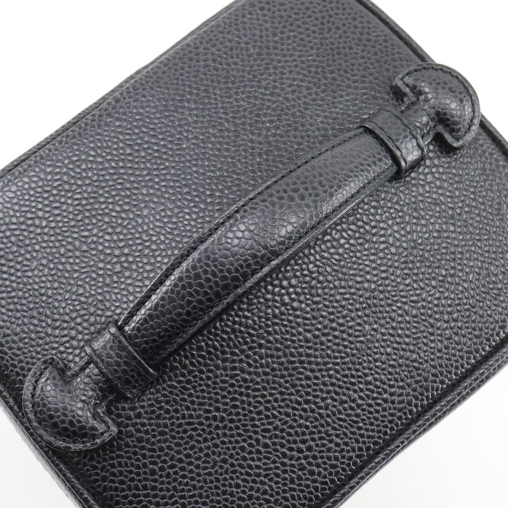 Chanel Chanel Chanel Vanity Caviar Skin Pouch Leather Vanity Bag A01998 DUTY FREE for USA Size ONE SIZE - 6 Thumbnail