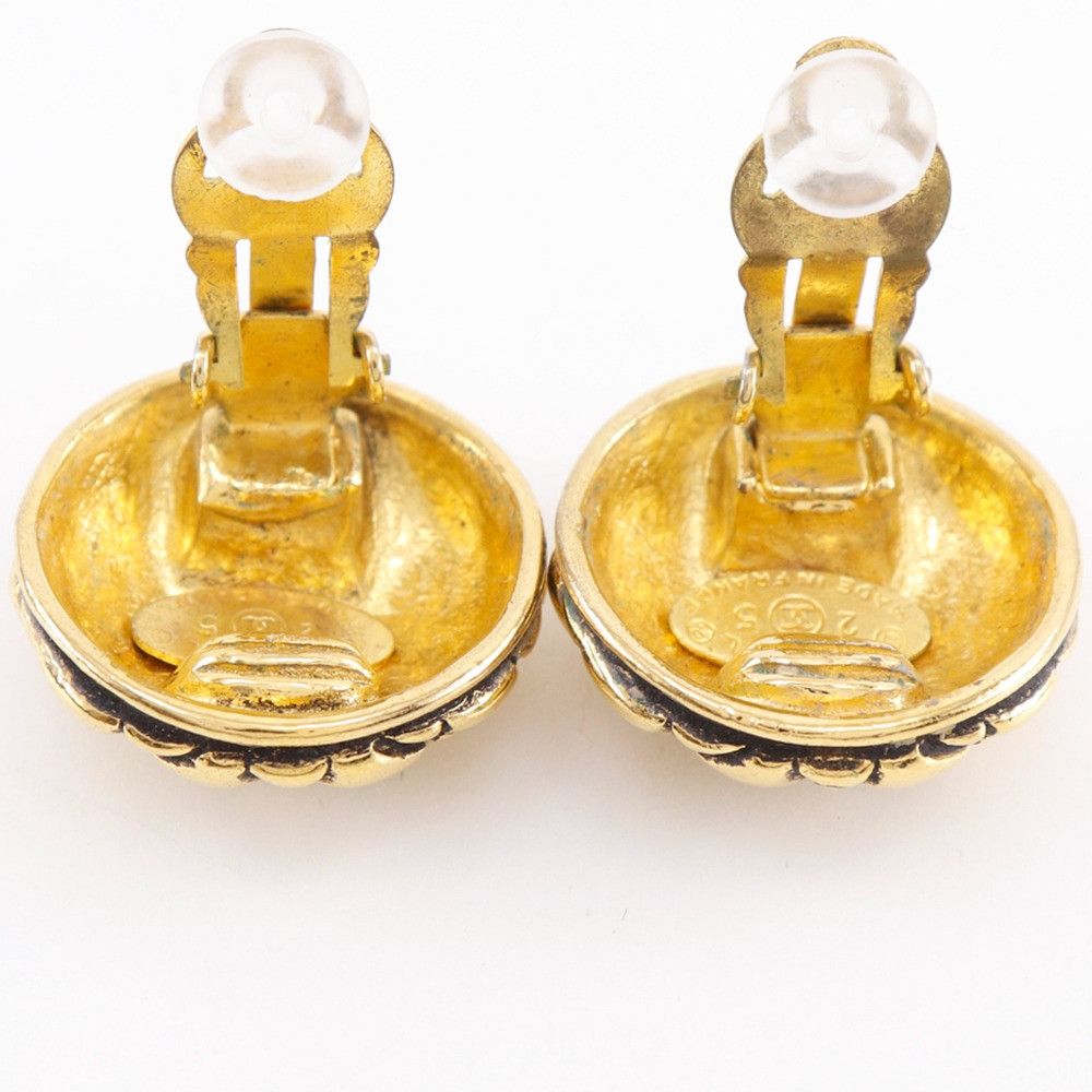 Chanel Chanel Chanel Coco Mark Matelasse Earrings Metal Earrings DUTY FREE for USA Size ONE SIZE - 4 Thumbnail