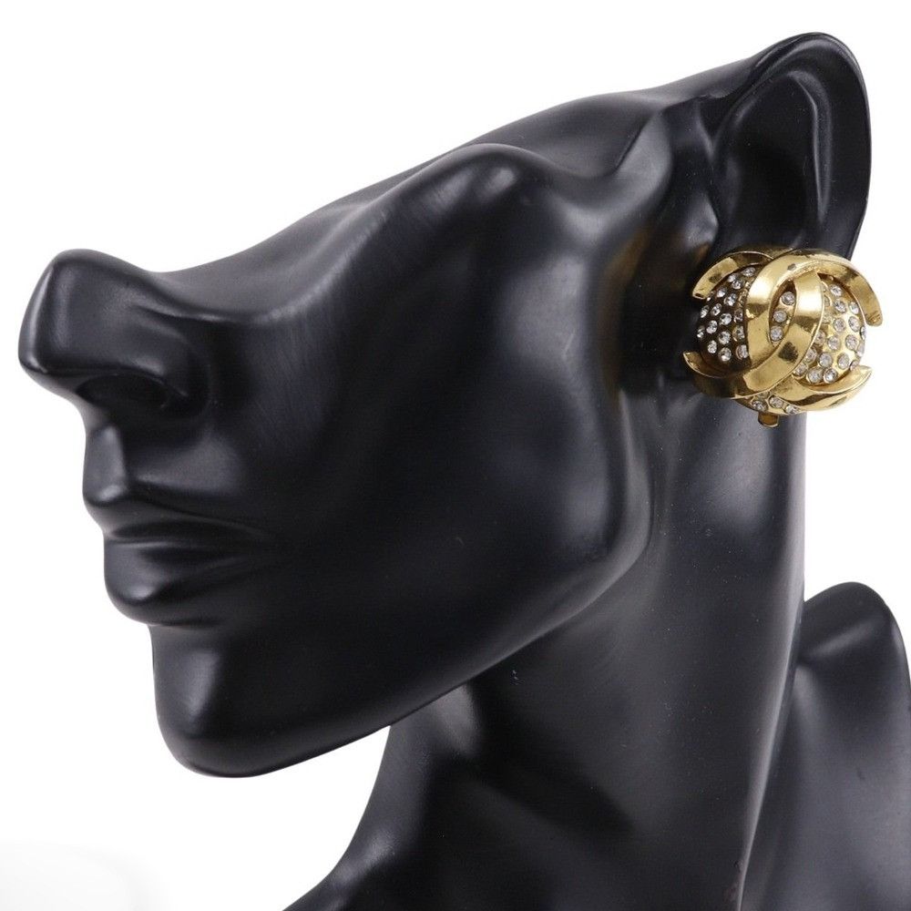 Chanel Chanel Chanel Coco Mark Earrings Metal Earrings DUTY FREE for USA Size ONE SIZE - 2 Thumbnail
