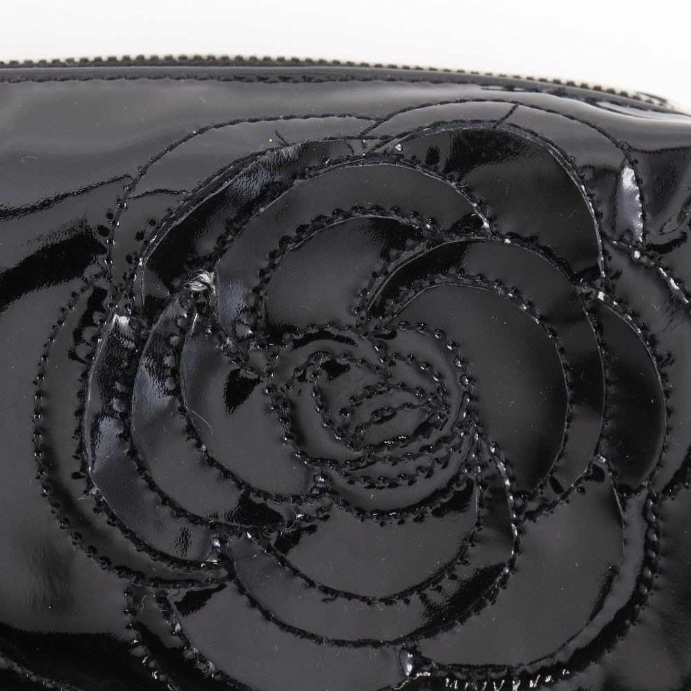 Chanel Chanel Chanel Camellia Patent Leather Pouch Enamel Other DUTY FREE for USA Size ONE SIZE - 12 Thumbnail