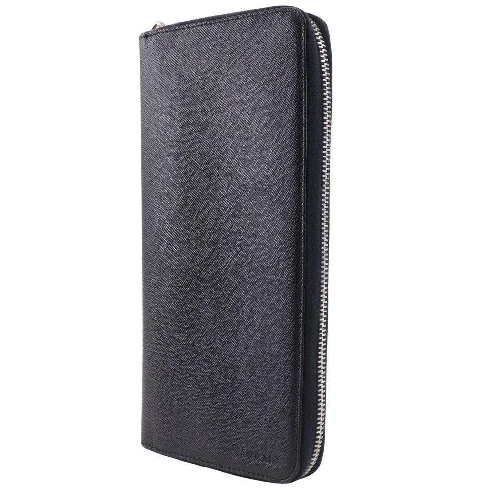 Prada Prada Prada Organizer Saffiano Long Wallet Leather Long Wallet 2ML220 DUTY FREE for USA Size ONE SIZE - 2 Thumbnail