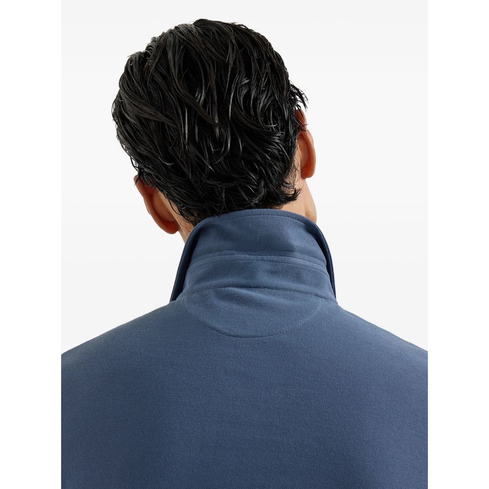 Brunello Cucinelli Brunello Cucinelli BLUE Polo Shirts Size US S / EU 44-46 / 1 - 3 Thumbnail