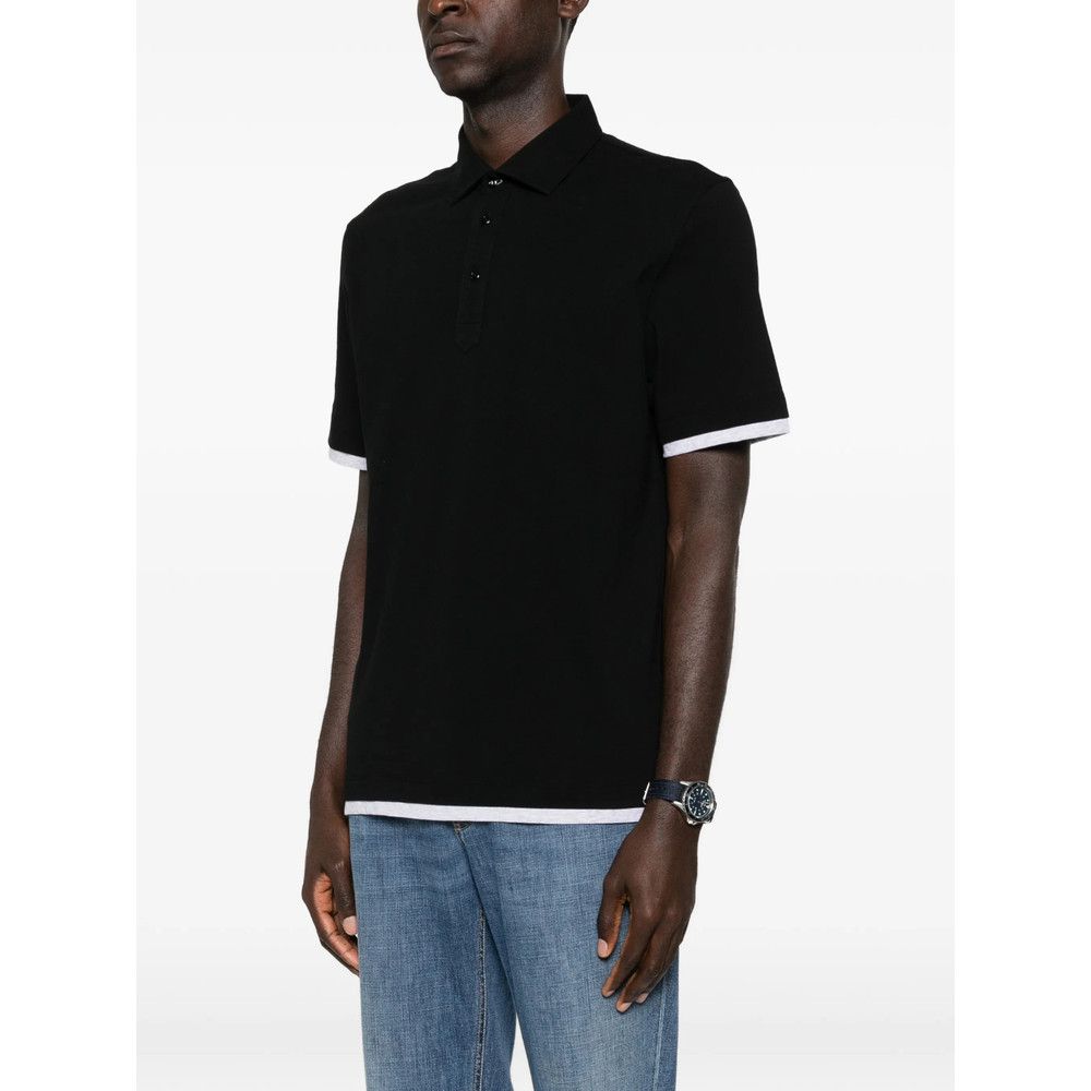 Brunello Cucinelli Brunello Cucinelli BLACK Polo Shirts Size US XL / EU 56 / 4 - 4 Thumbnail