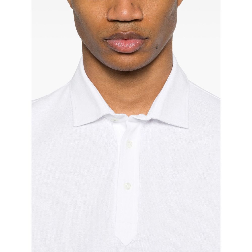 Brunello Cucinelli Brunello Cucinelli WHITE Polo Shirts Size US S / EU 44-46 / 1 - 3 Thumbnail