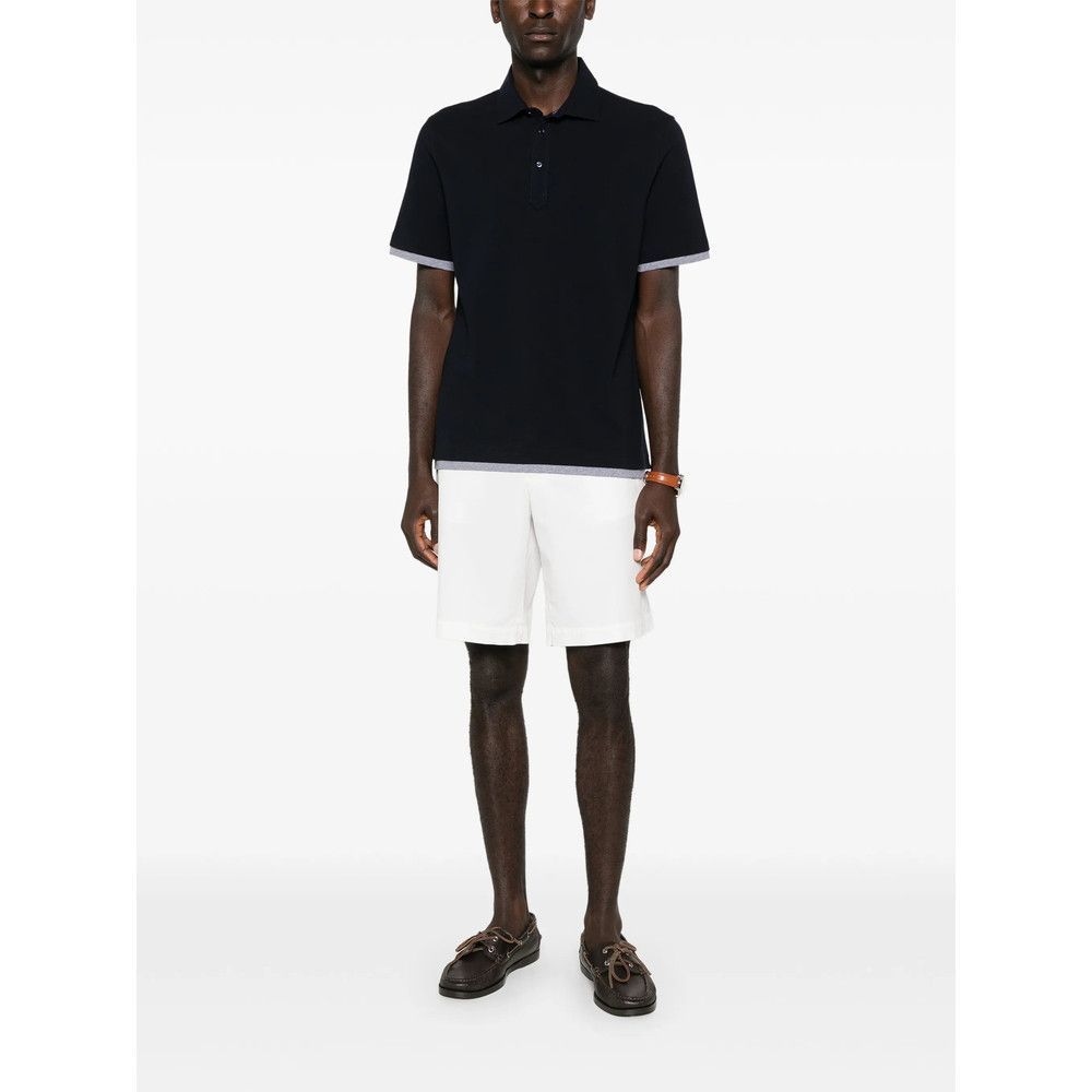 Brunello Cucinelli Brunello Cucinelli BLUE Polo Shirts Size US S / EU 44-46 / 1 - 5 Thumbnail
