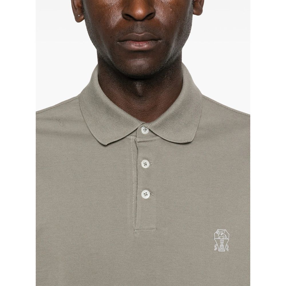 Brunello Cucinelli Brunello Cucinelli GREEN Polo Shirts Size US S / EU 44-46 / 1 - 4 Thumbnail