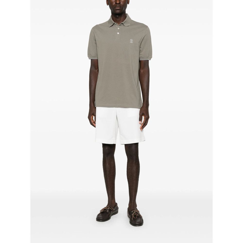 Brunello Cucinelli Brunello Cucinelli GREEN Polo Shirts Size US S / EU 44-46 / 1 - 5 Thumbnail