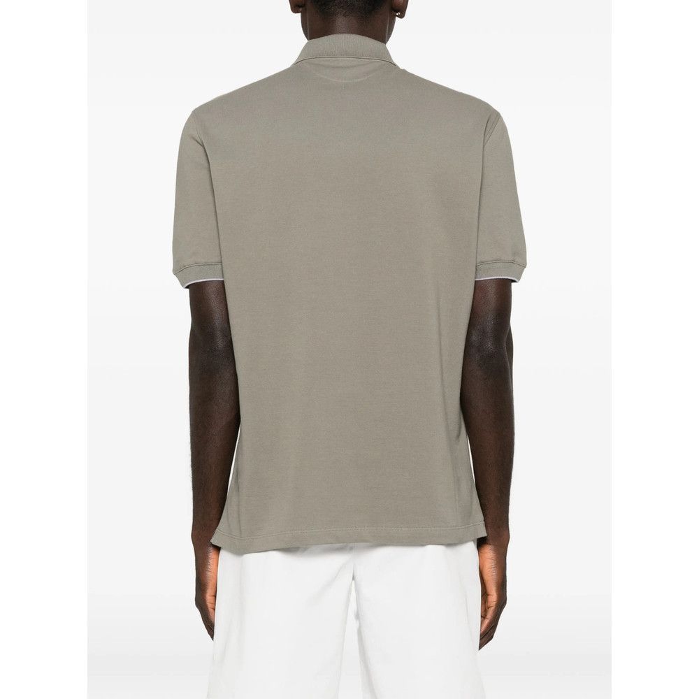 Brunello Cucinelli Brunello Cucinelli GREEN Polo Shirts Size US S / EU 44-46 / 1 - 2 Thumbnail