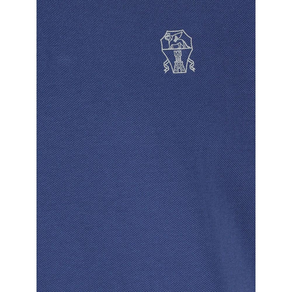Brunello Cucinelli Brunello Cucinelli BLUE Polo Shirts Size US S / EU 44-46 / 1 - 3 Thumbnail