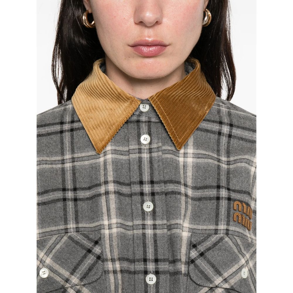 Miu Miu Miu Miu GREY Dresses - Day Dresses Size S / US 4 / IT 40 - 2 Thumbnail