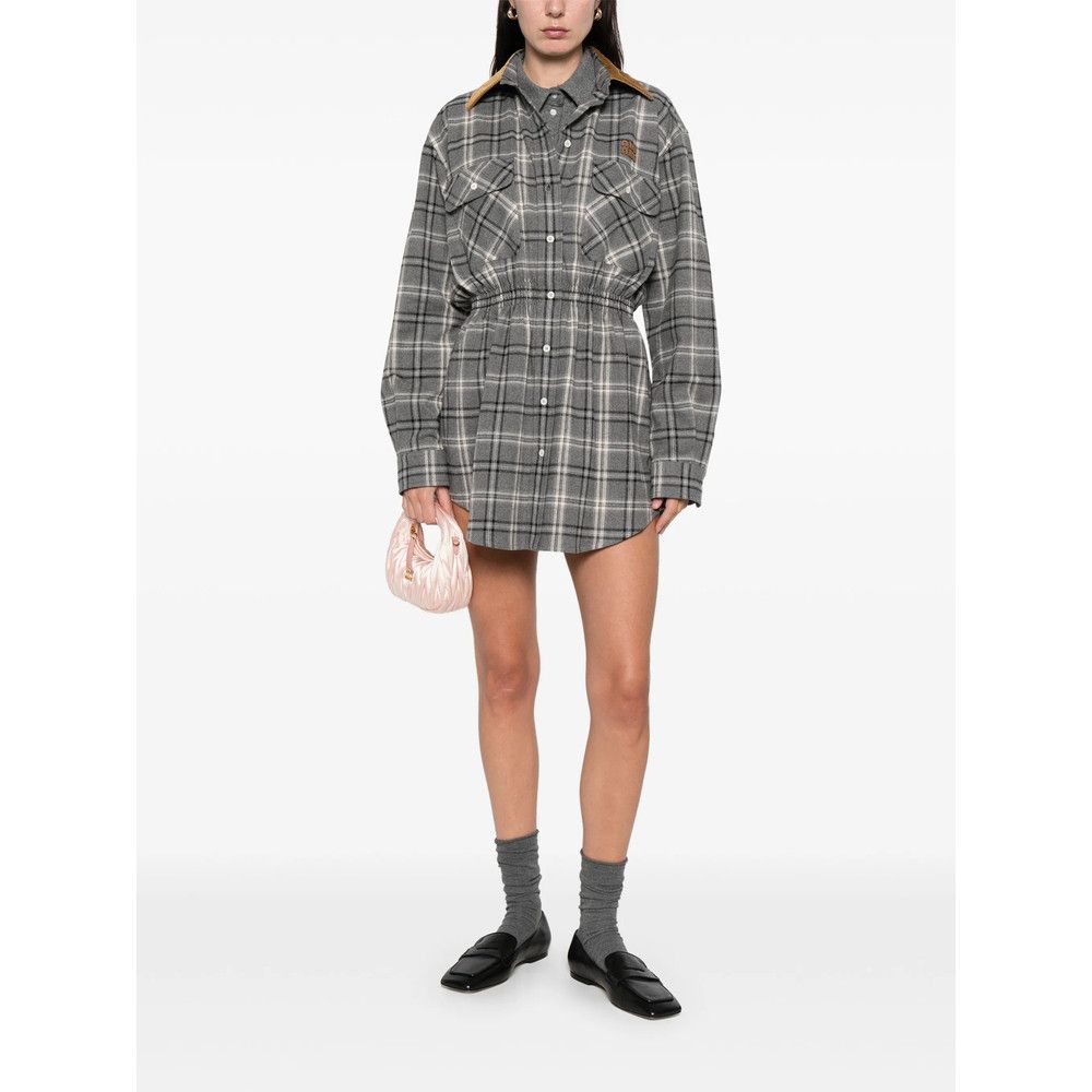 Miu Miu Miu Miu GREY Dresses - Day Dresses Size S / US 4 / IT 40 - 5 Thumbnail