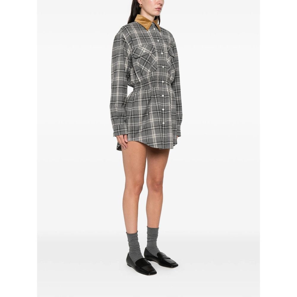 Miu Miu Miu Miu GREY Dresses - Day Dresses Size S / US 4 / IT 40 - 4 Thumbnail