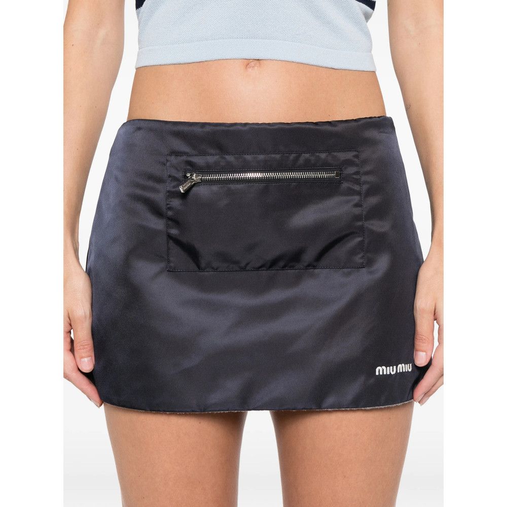 Miu Miu Miu Miu BLUE Skirts - Straight Skirts Size 26" / US 2 / IT 38 - 5 Thumbnail