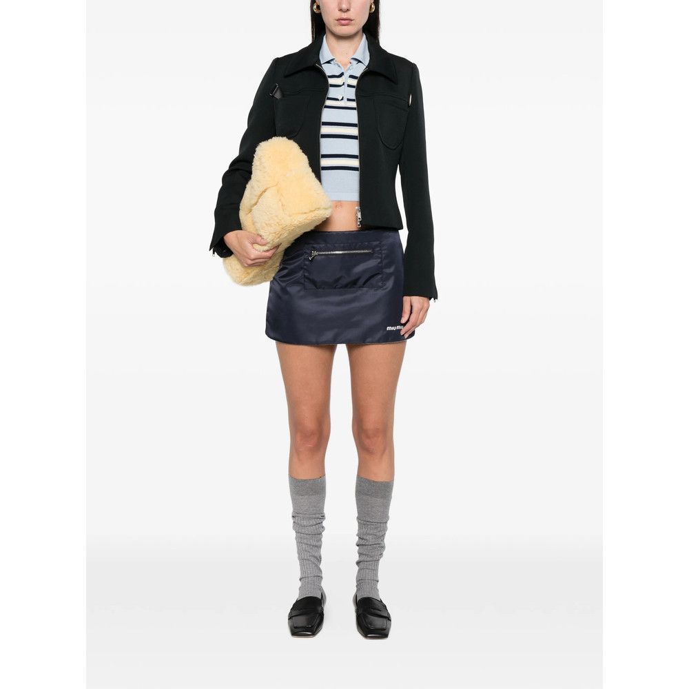 Miu Miu Miu Miu BLUE Skirts - Straight Skirts Size 26" / US 2 / IT 38 - 4 Thumbnail