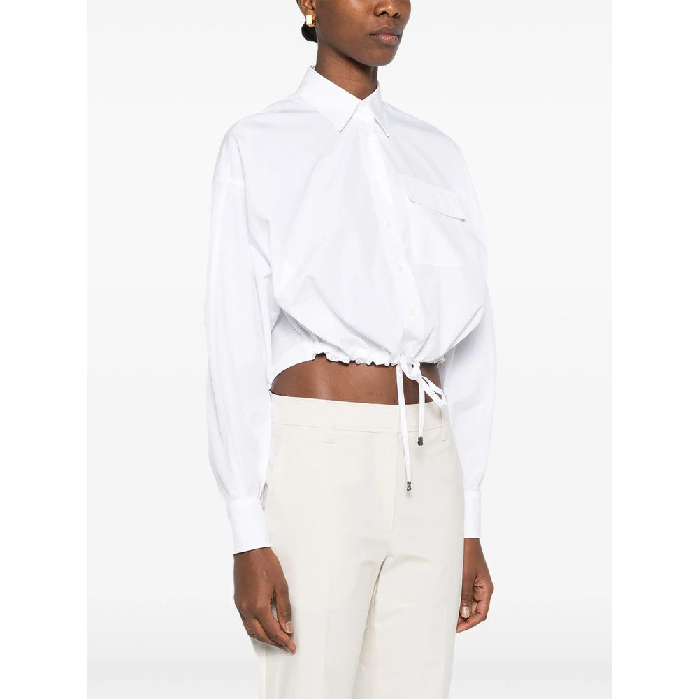 Brunello Cucinelli WHITE Tops - Shirts