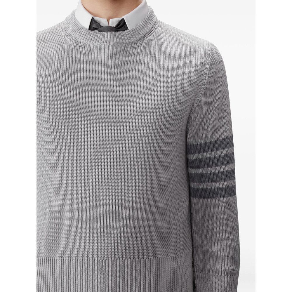 Thom Browne Thom Browne GREY Sweaters & Knitwear - Jumpers Size US L / EU 52-54 / 3 - 2 Thumbnail
