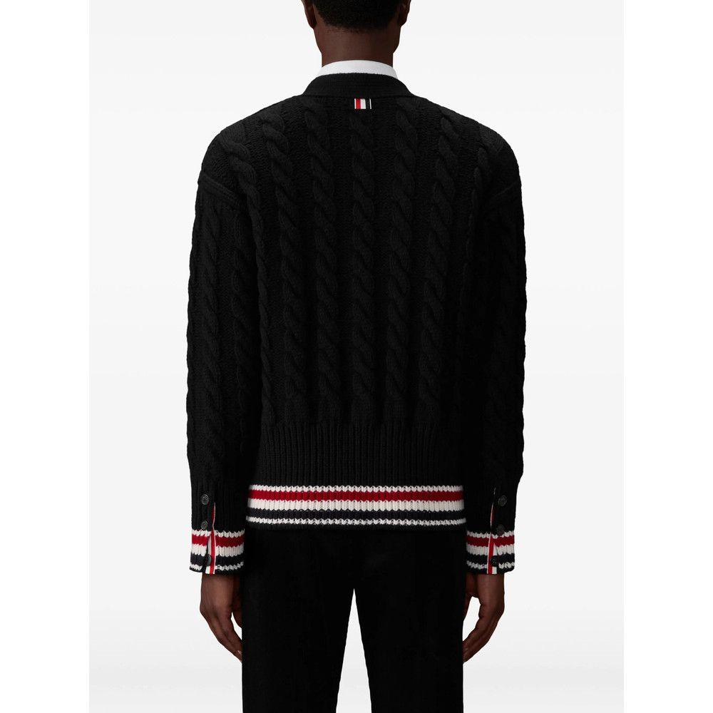 Thom Browne Thom Browne BLACK Sweaters & Knitwear - Cardigans Size US L / EU 52-54 / 3 - 3 Thumbnail