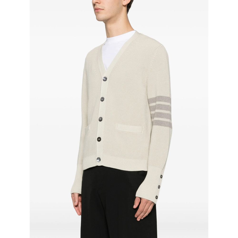 Thom Browne Thom Browne NEUTRALS Sweaters & Knitwear - Cardigans Size US M / EU 48-50 / 2 - 4 Thumbnail